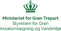 Styrelsen for Grøn Arealomlægning og Vandmiljø Odense C logo