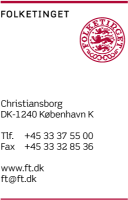 Folketingets administration logo
